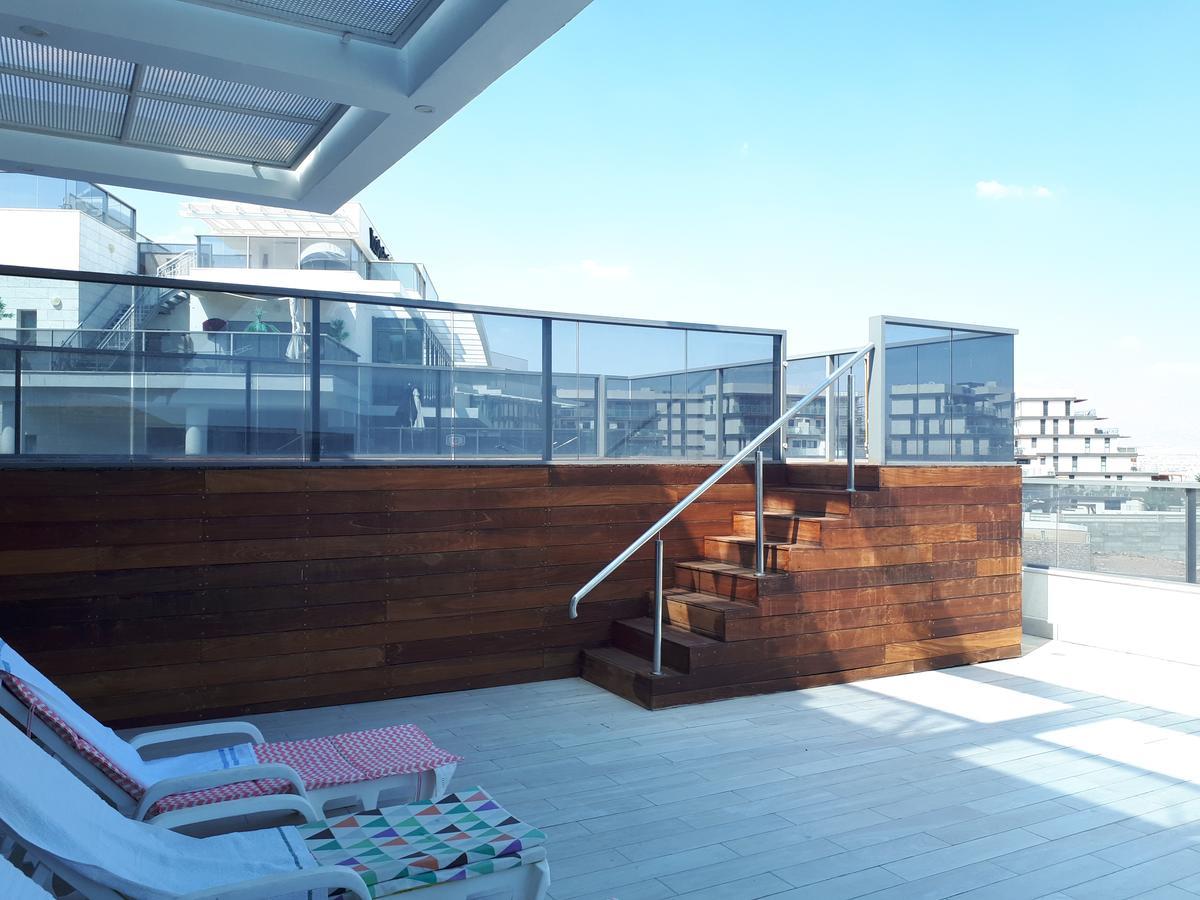 Appartement Stunning Penthouse With Sea Views And Private Heated Pool à Eilat Extérieur photo